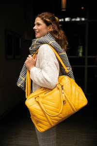 Amsterdam Quilted Sac à langer Jaune - foto 8